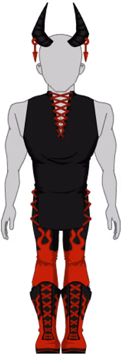 Flame Demon Set