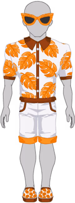 Leafy Beach Set