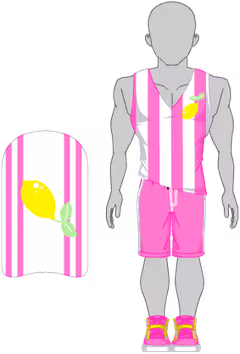 Lemon Stripe Set