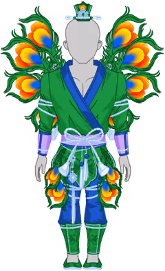 Radiant Peacock Set