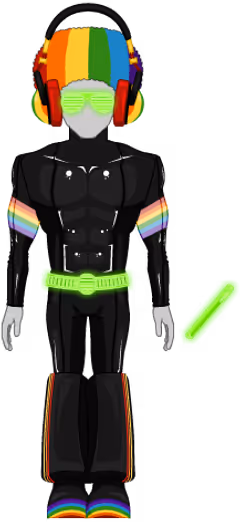 Rainbow Raver Set