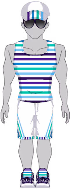 Sweet And Striped Set