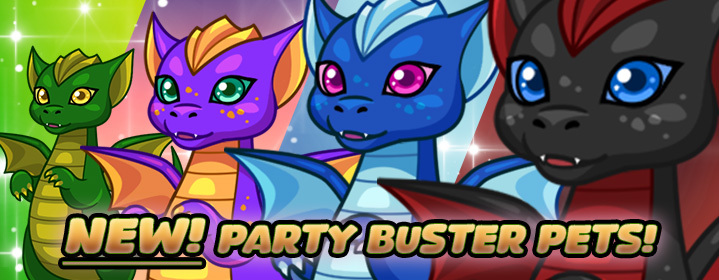 Dragonet - New Party Buster Pet