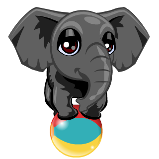 Vegas World's Baby Elephant Charm