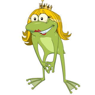 Vegas World's Frog Princess Charm