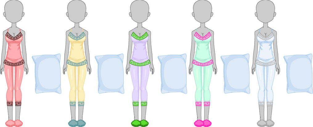 Pastel Pajama Party Set - Female