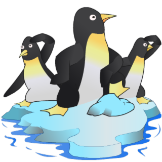 April 2019 Penguin Raft Charm