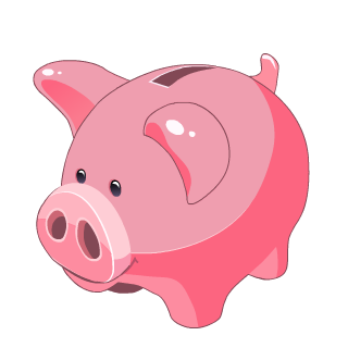 Vegas World's Piggy Bank Charm
