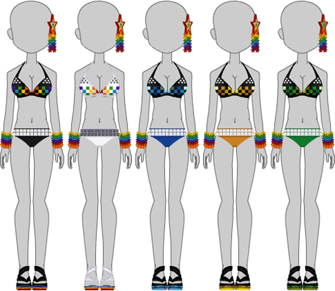 Technicolor Set - Female